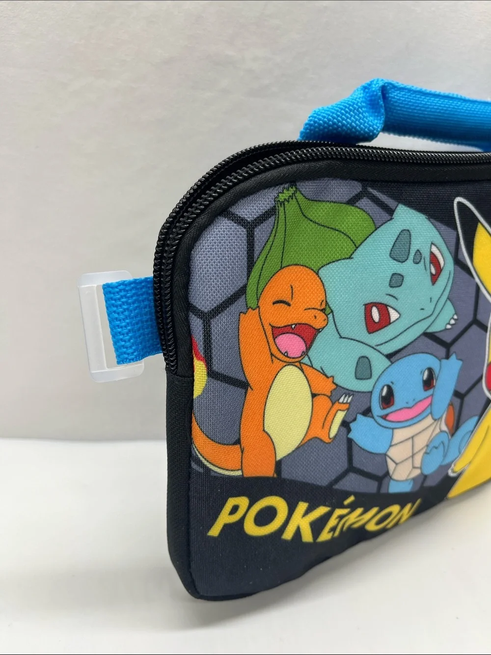 Kids Pikachu & Friends pencil Bag in Black and Blue